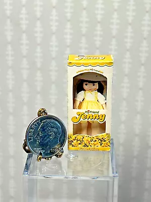 Dollhouse Miniature My Friend Jenny Faux Doll In A Box Toy 1:12 • $5.99