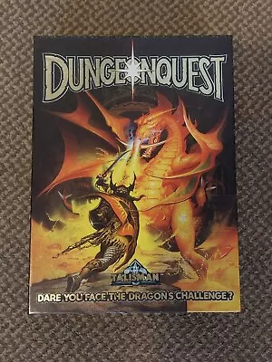 Dungeonquest Talisman Games Workshop 1987 Board Game 99.99% Complete Read • £110