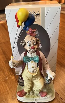 Vintage Waco Willie The Hobo Balloon Clown - Melody In Motion Ceramic Figure • $30