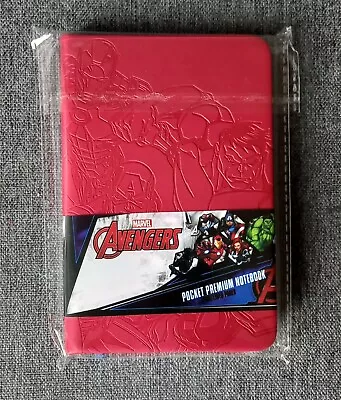 Marvel - Avengers A6 Red Pocket Notebook (leather Effect) - Original Package • £5.05