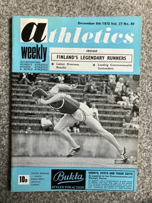£6.99 • Buy ATHLETICS WEEKLY - 8th December  1973 - Finlands Legendary Runners