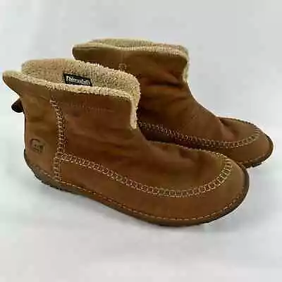 Men's Sorel Thinsulate Bota Bag Leather Slip-On Ankle Boots - Size 12 • $50