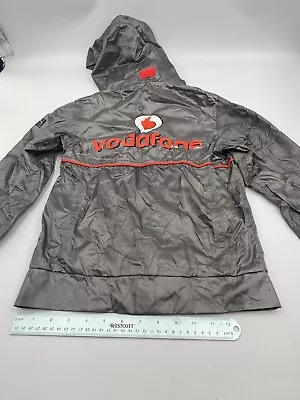 Vodafone McLaren Mercedes-Benz Silver Full Zip Jacket Racing - Kids Size Small • $39.99