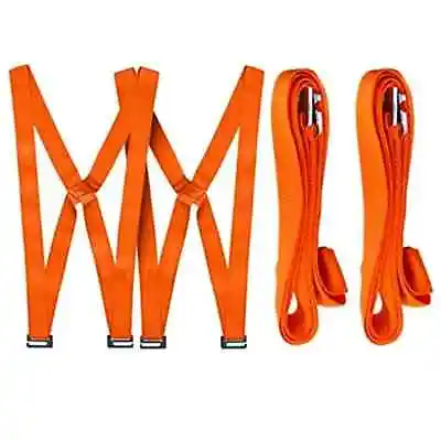 2-PERSON MOVING SHOULDER HARNESS STRAPS Lifting Furniture Appliances 800lb Carry • $16.80