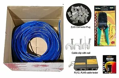 300m 305m 1000 Foot Cat 6 RJ45 Network Ethernet LAN Cable With Free Bonus Items • $105