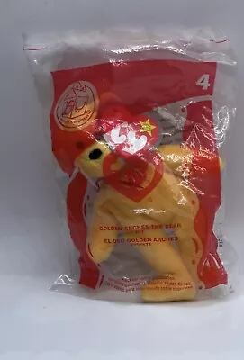 McDonalds Teenie Beanie Baby 2004 Golden Arches The Bear NIP Happy Meals • $10