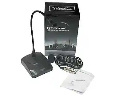 Professional Conference Microphone- Desktop Gooseneck Microphone  XLR Input. • $35