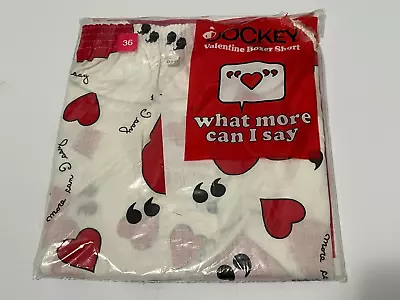 Vintage Jockey Valentine Boxer Short (what More Can I Say) Made In USA. • $34.99