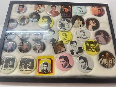 Huge Elvis Original Photo Button Lot Of 35 In Showcase Rare • $24.99