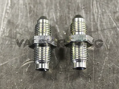 2 Steel Brake Adapter Fittings M10 X 1.0 (Metric 10mm) To 3AN -3 AN3 • $13.95