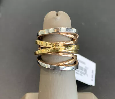 Michael Kors Tri Tone Ring MKJ25989986 • $80