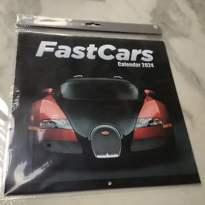 2024 Calendar Fast Cars And Speed Bikes Month To View • £3.98