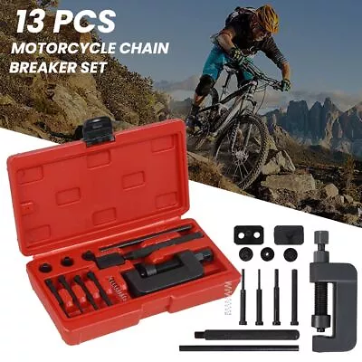 13 Motorcycle ATV Bike Drive Chain Cutter Breaker Splitter Riveting Riveter Tool • $20.99