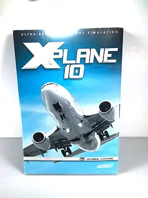 $69 • Buy X-Plane 10 Flight Simulator GLOBAL EDITION For MAC With 8X DVD ROM COMPLETE 🍁