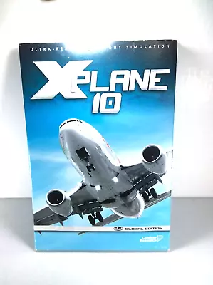 X-Plane 10 Flight Simulator GLOBAL EDITION For MAC With 8X DVD ROM COMPLETE 🍁 • $69