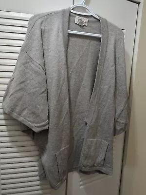 Vintage Gray B.Altman Cape Sweater • $15.10