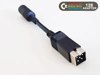 Commodore C64 To C128 PSU Adapter. Round Female 7-pin To Rectangular Male 5-pin. • $16.41