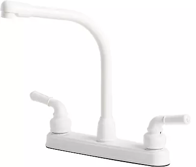 Brass 1200WT RV Mobile Home Non-Metallic High Rise Swivel Kitchen Sink Faucet... • $40.06