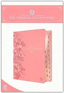 The NLT Spiritual Growth Bible Pink Faux Leather • $50.33