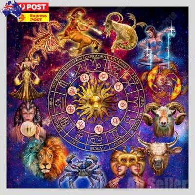 $11.19 • Buy 5D DIY Full Drill Diamond Painting Constellation Cross Stitch Embroidery
