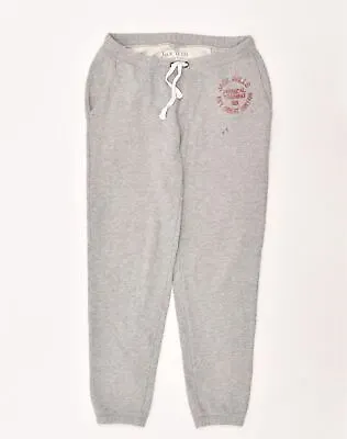 JACK WILLS Womens Tracksuit Trousers Joggers UK 10 Small Grey Cotton AI31 • £16.01