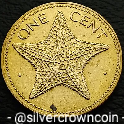 Bahama Islands 1 Cent 1974. KM#59. One Penny Coin. Starfish. The Bahamas 🌟 S. • $3.62