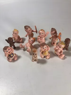 Vintage MAGIC DIAPER BABY PVC  2.5  1991 LTG Galoob Lot Of 11 Figures Babies • $27.95