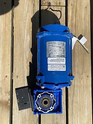 Bluffton 1121007441 1/2 Hp Electric Motor & 25-1 Ratio Reducer 1/2  Square • $250