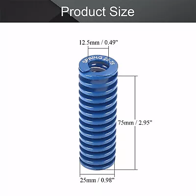 25mm OD Spiral Stamping Light Load Compression Mould Spring Steel 30-100mm Long • $6.98