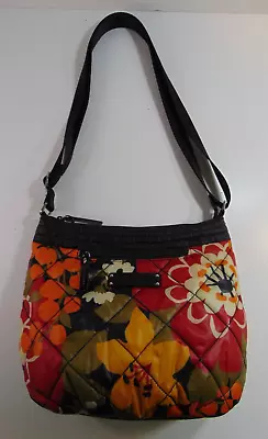 Vera Bradley Bittersweet Puffer Crossbody Bag Shoulder Bag Retired Floral Print • $19.99