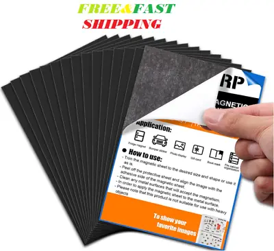 15 Pack Magnetic Sheet With Adhesive Displate Replacement Magnets Backing • $7.08