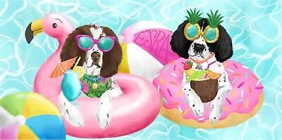 ESRA Springer Spaniel Beach Towel 30  X 60  • $42