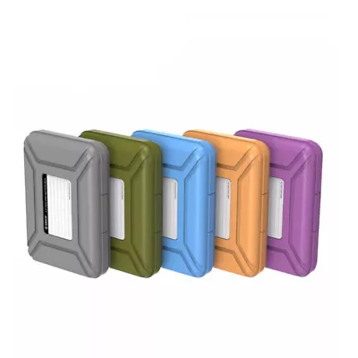 Portable Hard Drive Protector Protective Case Storage Box For 3.5 Inch HDD M • £17.62