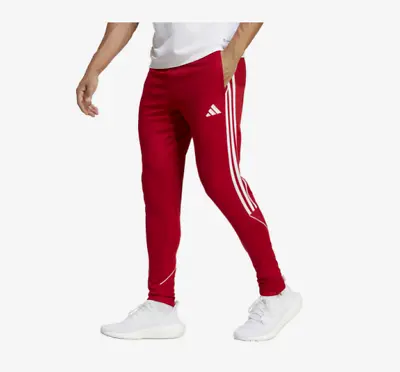 Adidas Tiro 23 Track Pants Red White Men's Sz S-XXL New • $37.99