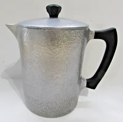 $19.50 • Buy Vintage CLUB Hammercraft Aluminum Coffee Pot Pitcher W/Lid