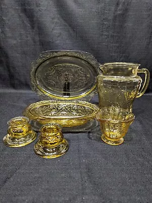 6pcs.Dining Set MADRID Federal Depression Glass Set (Read Description) • $56.88