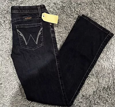 Wrangler Q-Baby No Gap Women's Blue Riding  Jeans | New With Tags | 25/34 • $72