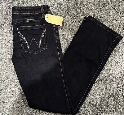 Wrangler Q-Baby No Gap Women's Blue Riding  Jeans | New With Tags | 27/34 • $72