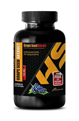 Super Antioxidant - GRAPE SEED EXTRACT - Blood Pressure Supplement - 1 Bottle • $18.43