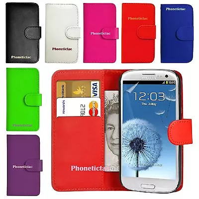 £4.98 • Buy Flip Leather Wallet Case Cover For Samsung Galaxy S3 4 5 6 7 MINI NOTE 2 3 J1