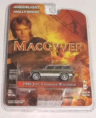 2022 Greenlight 1986 Jeep Cherokee Wagoneer Macgyver Hollywood Series 34 • $11.04