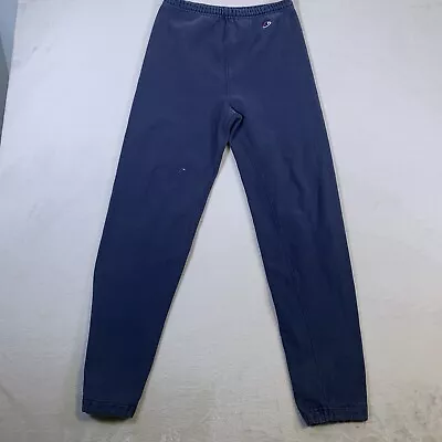 Vintage Champion Reverse Weave USA Made Sweatpant Joggers - Blue - Medium U28 • $49.95