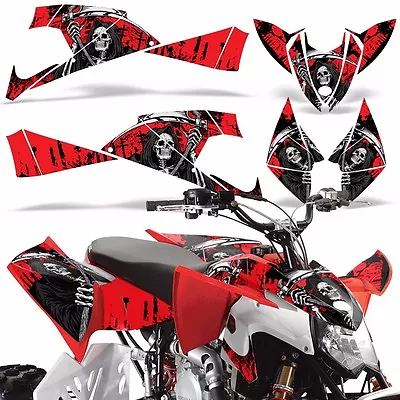 Decal Graphics Kit Polaris Outlaw 450/525 ATV Quad Wrap Parts Deco 09-12 REAP R • $89.95