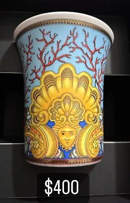 VERSACE LA MER VASE FLOWER POT  ROSENTHAL  BEST GIFT SALE New Box • $399