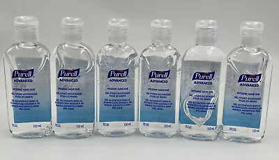 12x 100ml - PURELL Advanced Hygienic Alcohol Hand Rub Sanitiser Gel • £7.99