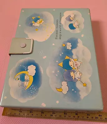 SANRIO Vintage 1976 Little Twin Stars 70s Paper Organizer Storage Container Box • $34