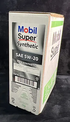 MOBIL SUPER Full Synthetic SAE 5W - 20 / 6 Gallon 24 Quart Bag W/ Spout Nozzle • $110