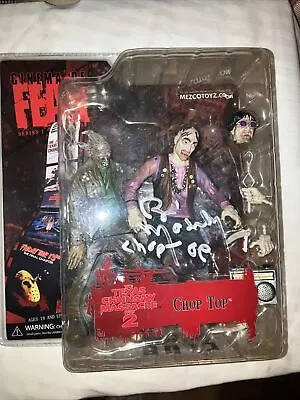 Cinema Of Fear Chop Top Texas Chainsaw Massacre 2 Figure Signed By Bill Moseley • $100