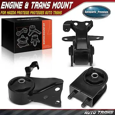 3Pcs Engine Motor & Transmission Mount For Mazda Protege Protege5 Auto Trans. • $53.99