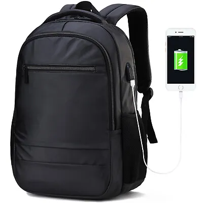 $33.99 • Buy Laptop Backpack, Business Travel Backpack School Bag Gift With USB Charging Port